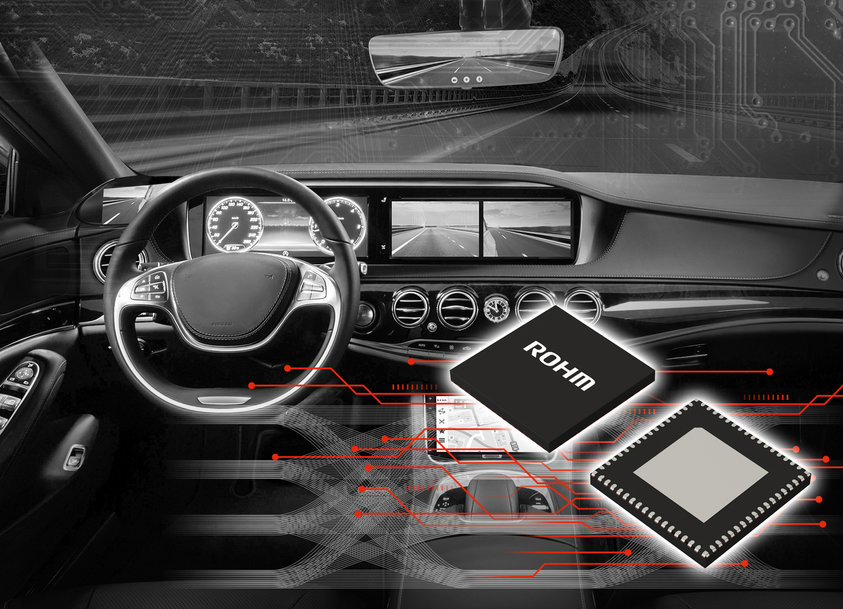 ROHM’s New SerDes ICs for Automotive Multi-Displays Simplify Video Transmission